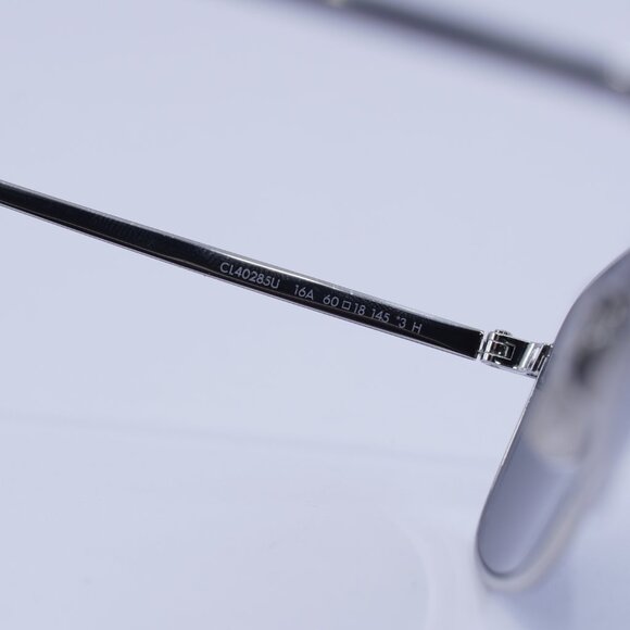 Celine CL40285U RHINESTONE TRIOMPHE 16A Sunglasses  Palladium Rectangle Frame - Picture 6 of 10